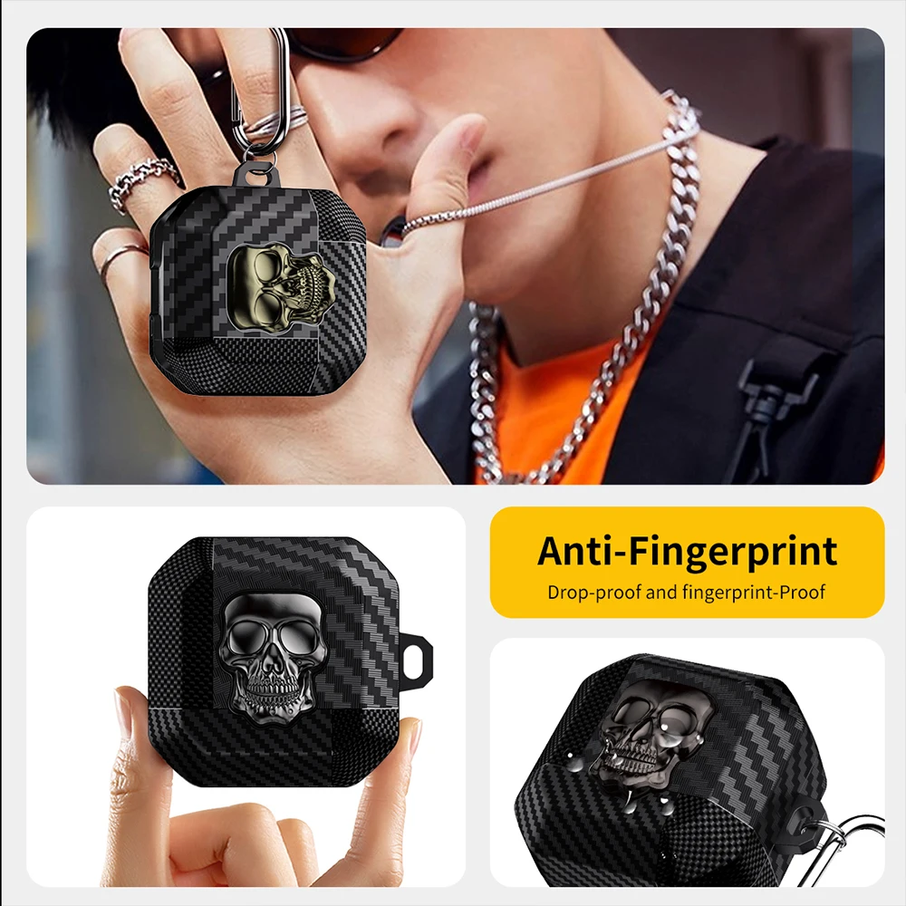 For Samsung Galaxy Buds 4 EarBuds Case For Samsung Galaxy Buds 4 Pro Shockproof Drop Magnetic Earphone Cover With Hook