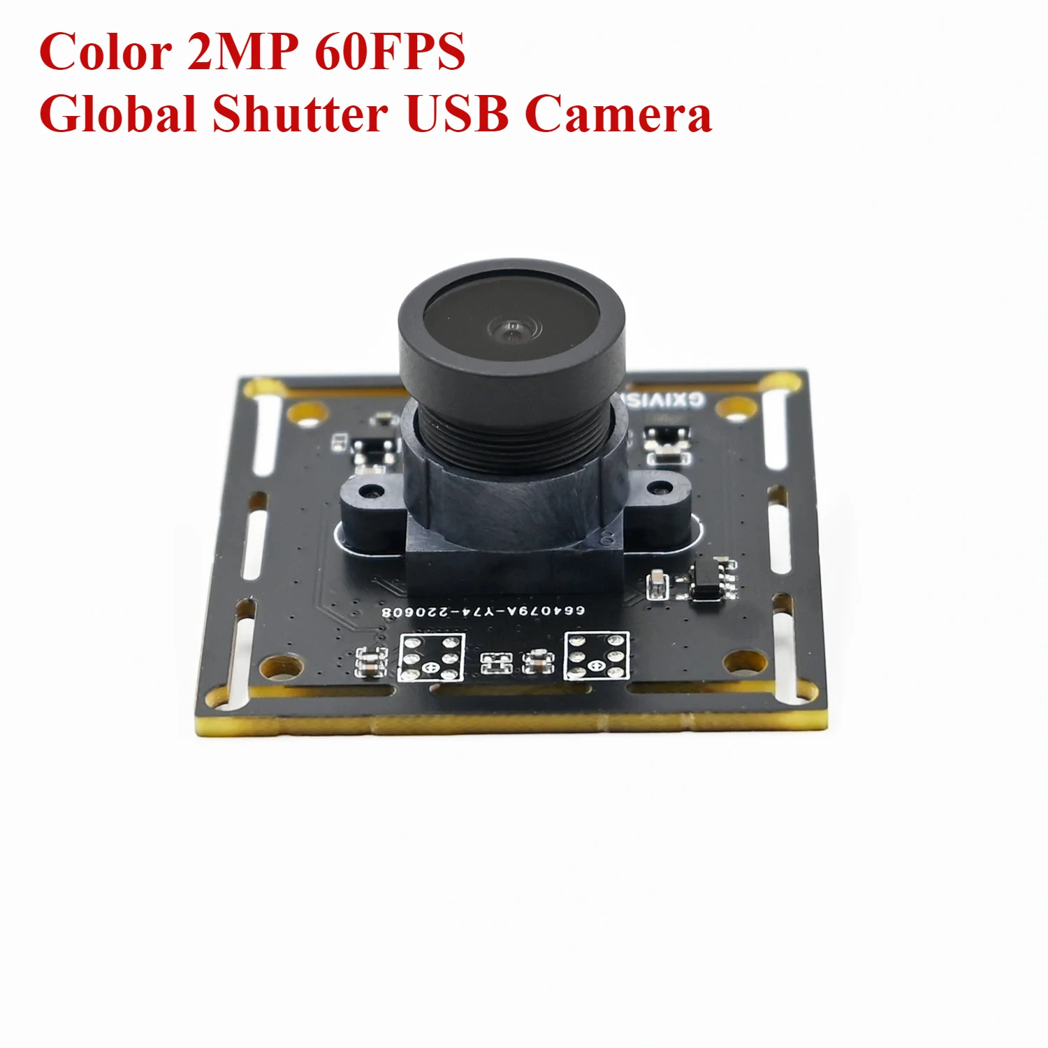 

GXIVISION Global Shutter Camera Module,2MP 60FPS Color Image,USB Driver Free,High Speed Capture,For Android Windows Linux