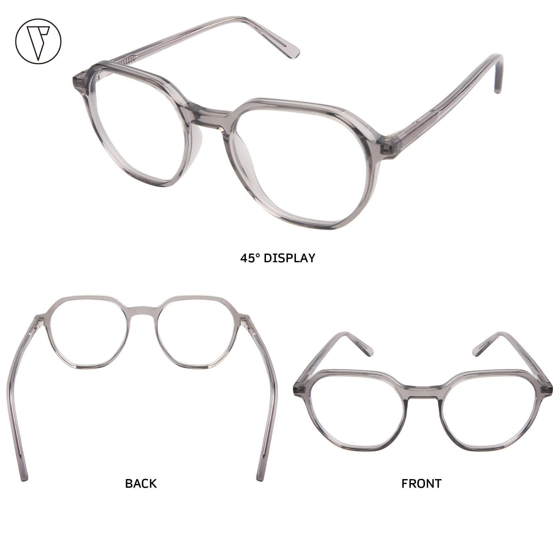 ONDEX Custom Prescription Sunglasses/Eyeglasses,Stylish UV400 Polarized Lenses,Photochromic Lens,Personalized Power-1.00 to-8.50