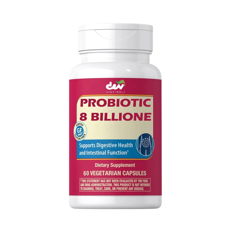 Male and female probiotics, 60 capsules | Digestive and intestinal support | Non GMO, gluten free, and vegetarian supplements