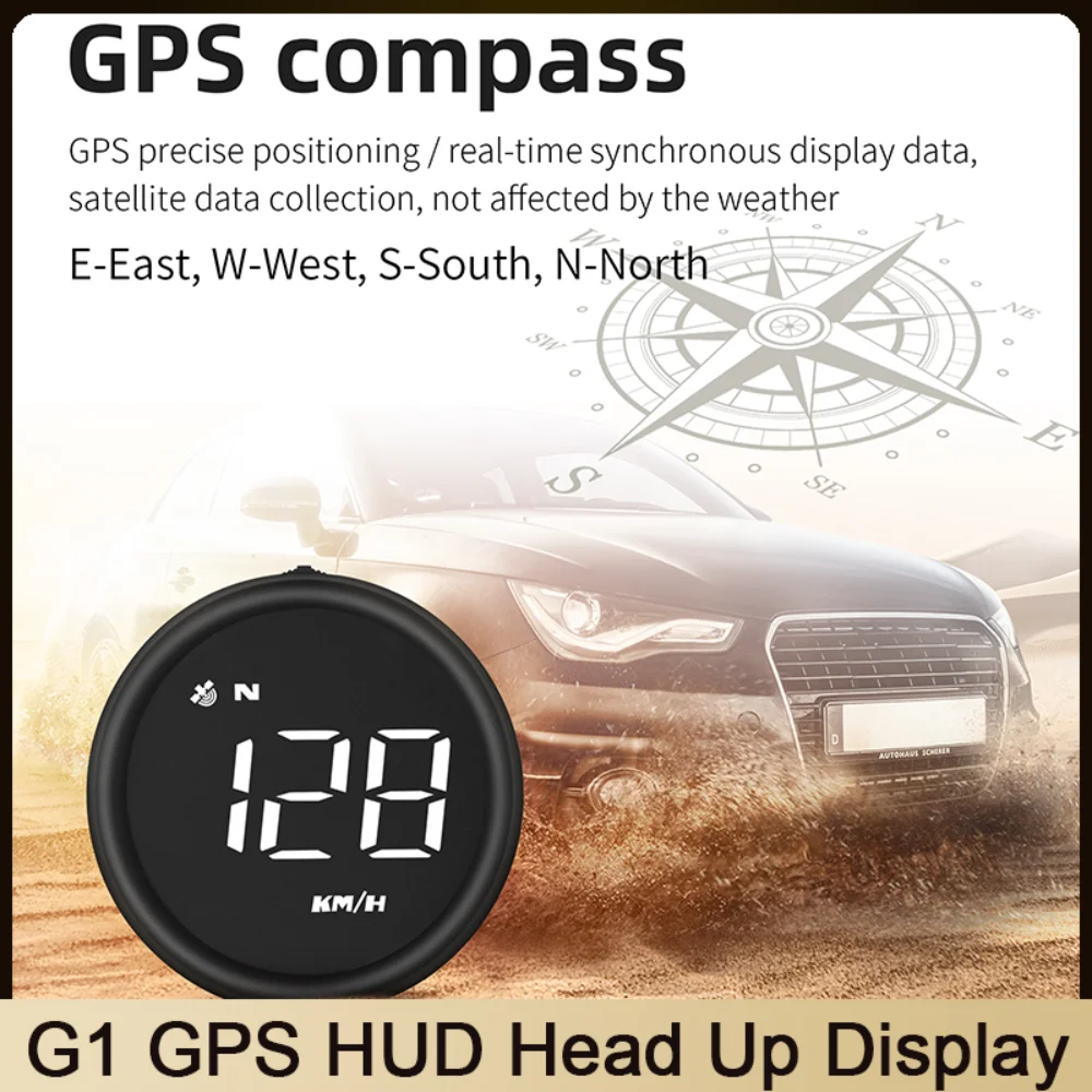 Car G1 GPS HUD Computer di bordo Head Up Display Speed Over Speed Alarm proiettore Display tachimetro digitale Auto Electronics