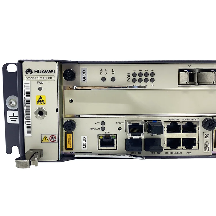 

FTTH OLT SmartAX Series GEPON OLT MA5608T 19Inch DC MA5608T Mini Optical Line Terminal OLT