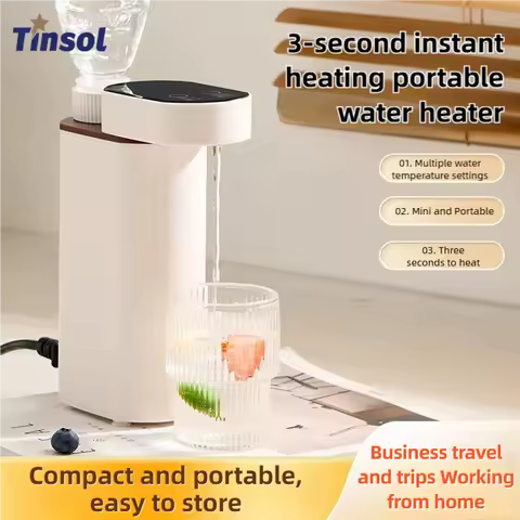 2000W Instant-Heat Water Dispenser 3-Second Rapid Heating Compatible with Mineral Water/Bottled Water Portable Water Dispenser