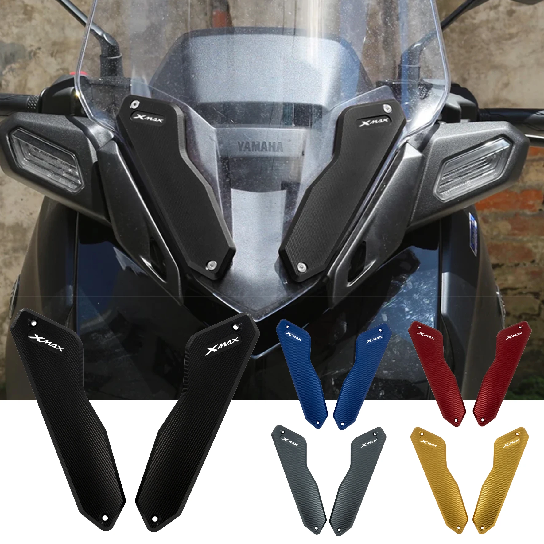 

For YAMAHA XMAX300 X MAX X-MAX XMAX 125 250 300 400 XMAX250 2023-2024 Windshield Deflectors Windscreens Bracket Protector