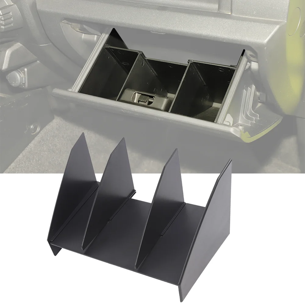 

Glove Box Dividers Organizer Insert Co-pilot Handle Storage Partition for Suzuki Jimny JB64 JB74 2019-2025 Interior Accessories