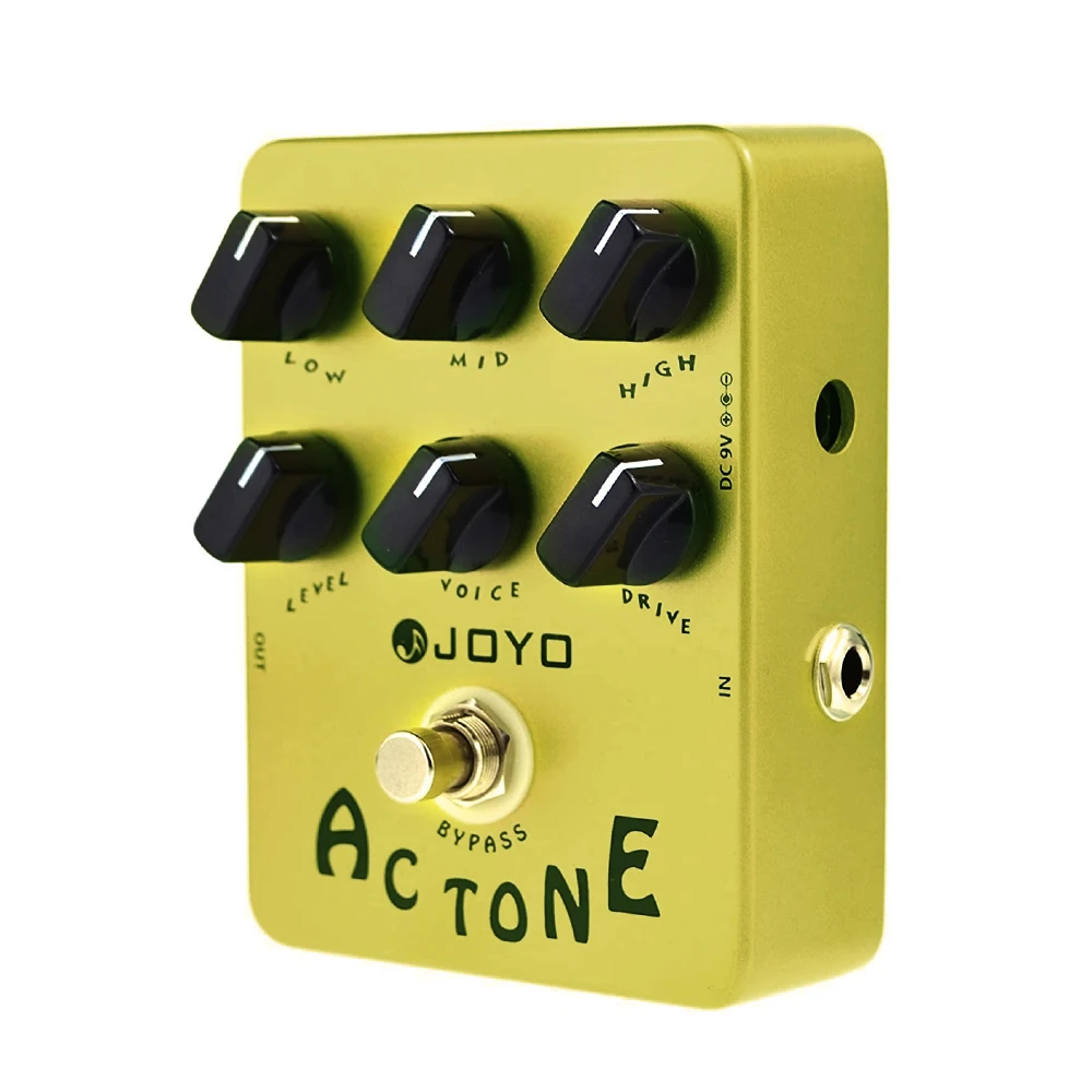 JOYO JF-13 AC TONE Effect Pedal Overdrive Pedal Analog AC30 Amplifier Classic British Rock Sound Electric Bass Effect Pedal Part