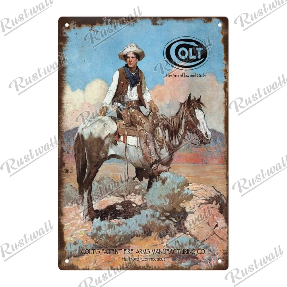 

Rust Wall Man Cave Metal Sign, Vintage Plaque Plate for Garage Wall Decor, 7.87x11.8 Inches