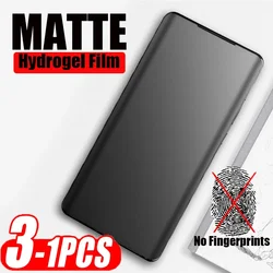 1-3PCS Full Cover Matte Hydrogel Film For Sony Xperia 1 10 VI 5 1 V Screen Protector For Sony Xperia 1 5 10 III II XZ1 XZ2 XZ3
