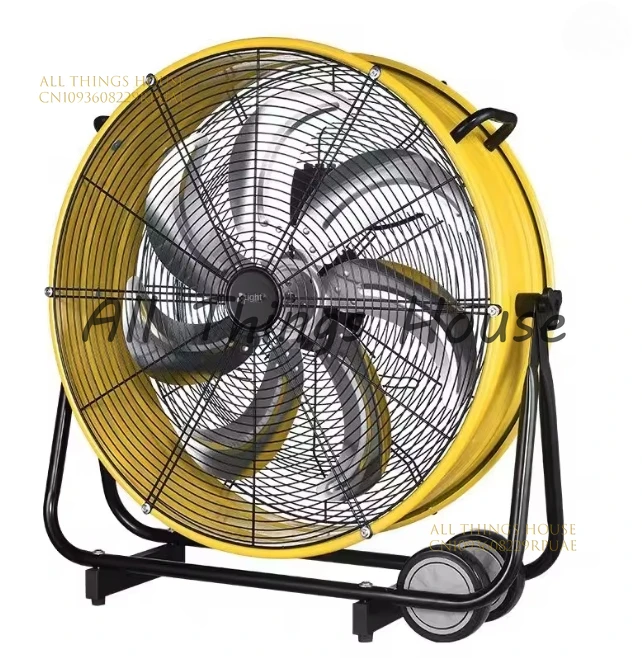 

20-дюймовый промышленный барабанный вентилятор Мощный вытяжной вентилятор с 3-скоростным промышленным вентилятором