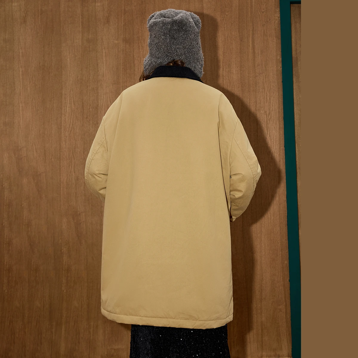 2025 الشتاء المرأة 90% أسفل ملء معطف طويل سترة منفوخة نمط المتضخم مبطن مقنعين ملابس خارجية ريترو شيك سترة دافئة