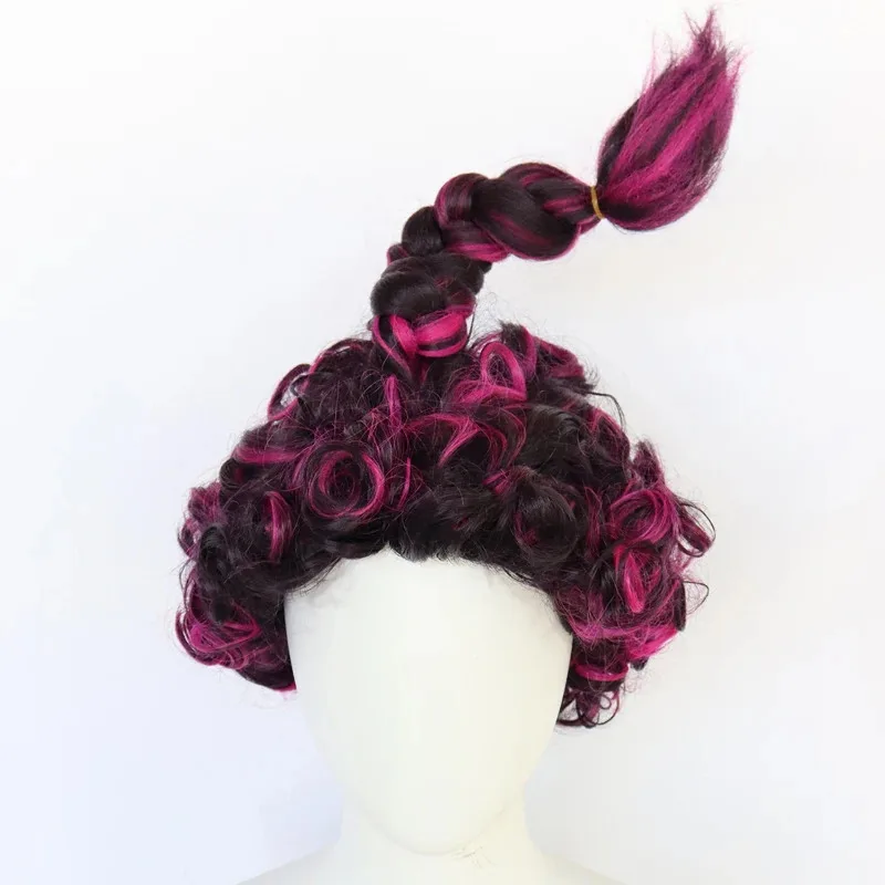 Hocus Pocus 2 شعر مستعار كوسبلاي Winifred Sanderson على شكل قلب برتقالي مجعد شعر مستعار للهالوين كرنفال كوس الدعائم 2022