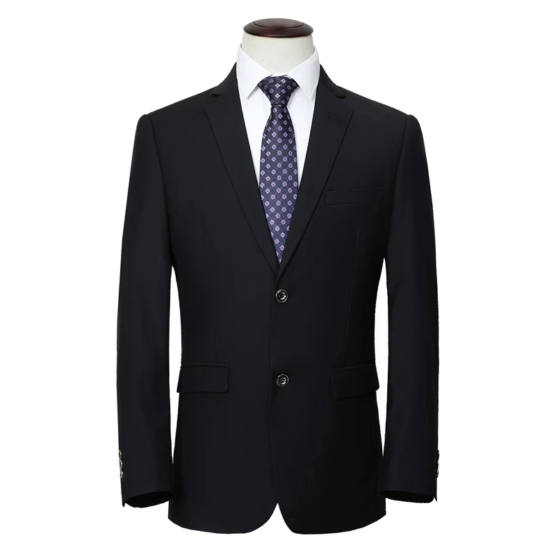 Plus size 5XL 6XL 7XL 8XL 9XL Suit Jacket Classic Business Casual Men\'s Gentleman Loose Blazer Black Navy Blue Gray Royal Blue