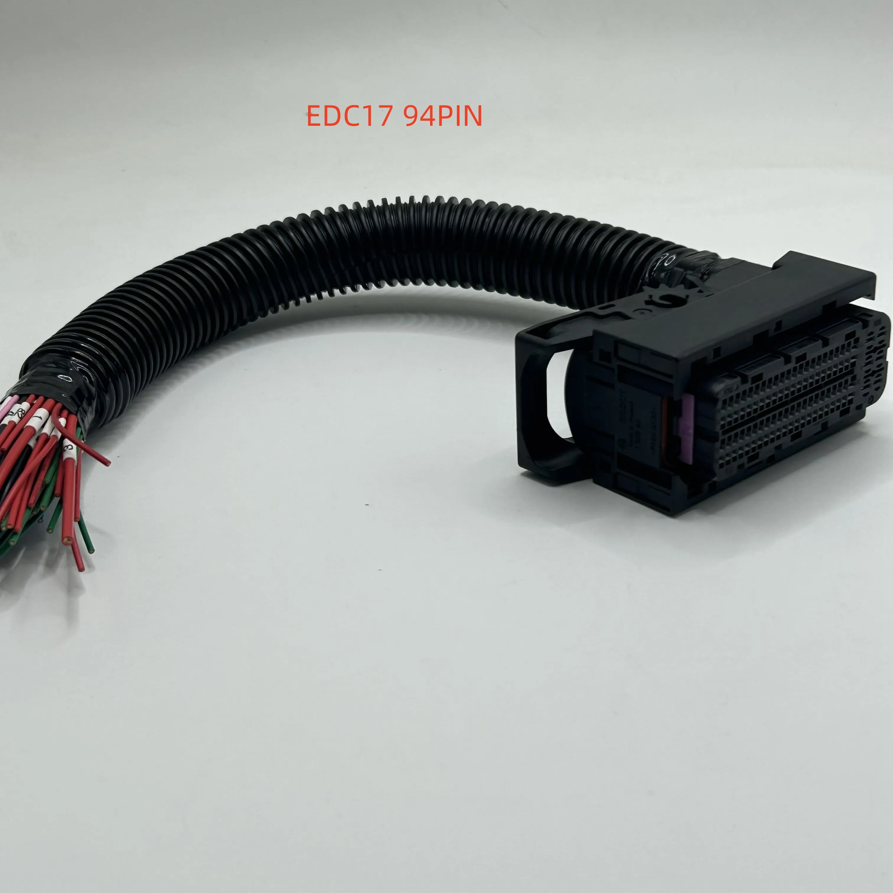 EDC17   60 Pin 94 Pin Automotive Weichai Xichai J6 Computer Board Common Rail Connector Plug With Wiring Harness for Bosch