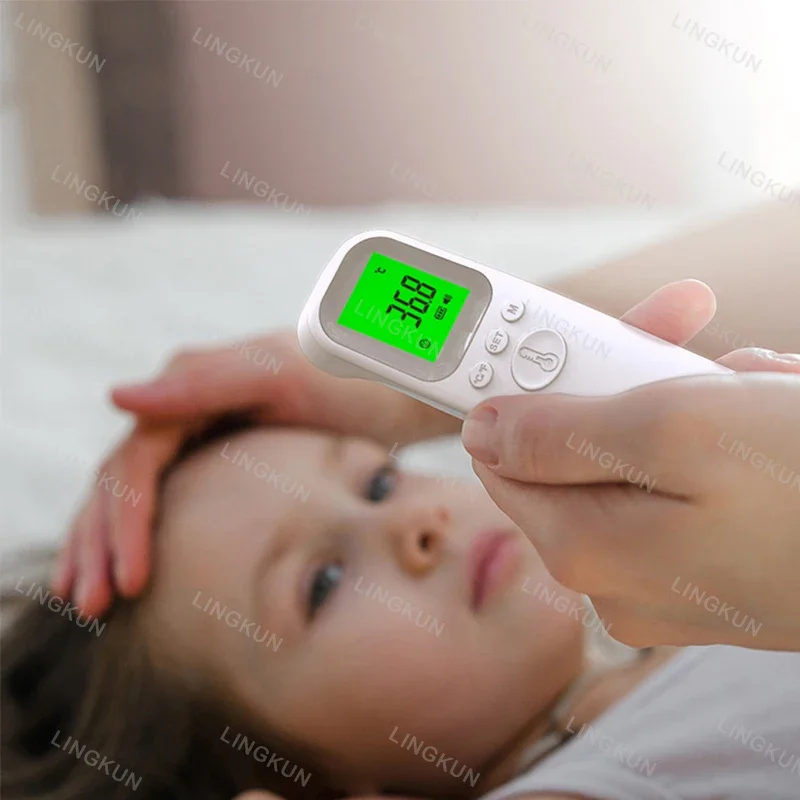 Non-contact Body Temperature Meter Fever for Adult Child Digital Forehead Thermometer Electronic Contactless Clinical Accuracy