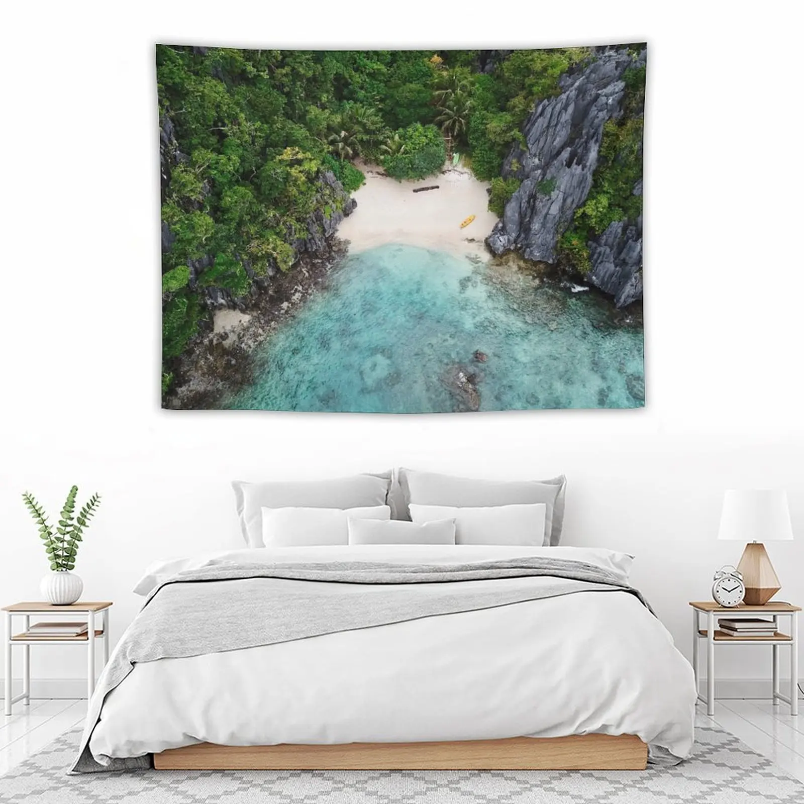 

Isolated Beach in The Philippines Islands Tapestry Room Aesthetic Decor Aesthetic Home Decor Tapestry