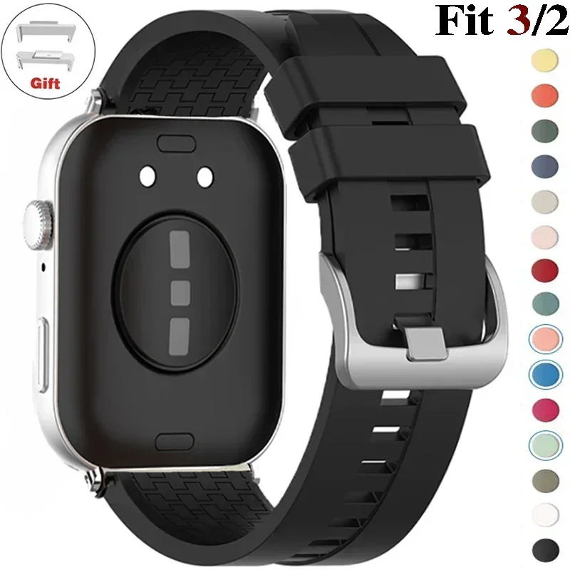 سيليكون الفرقة لهواوي ساعة صالح 3 2 حزام ساعة ذكية كوريا المعصم العصابات الرياضة سوار Fit3/2 2024 أحدث حزام الملحقات
