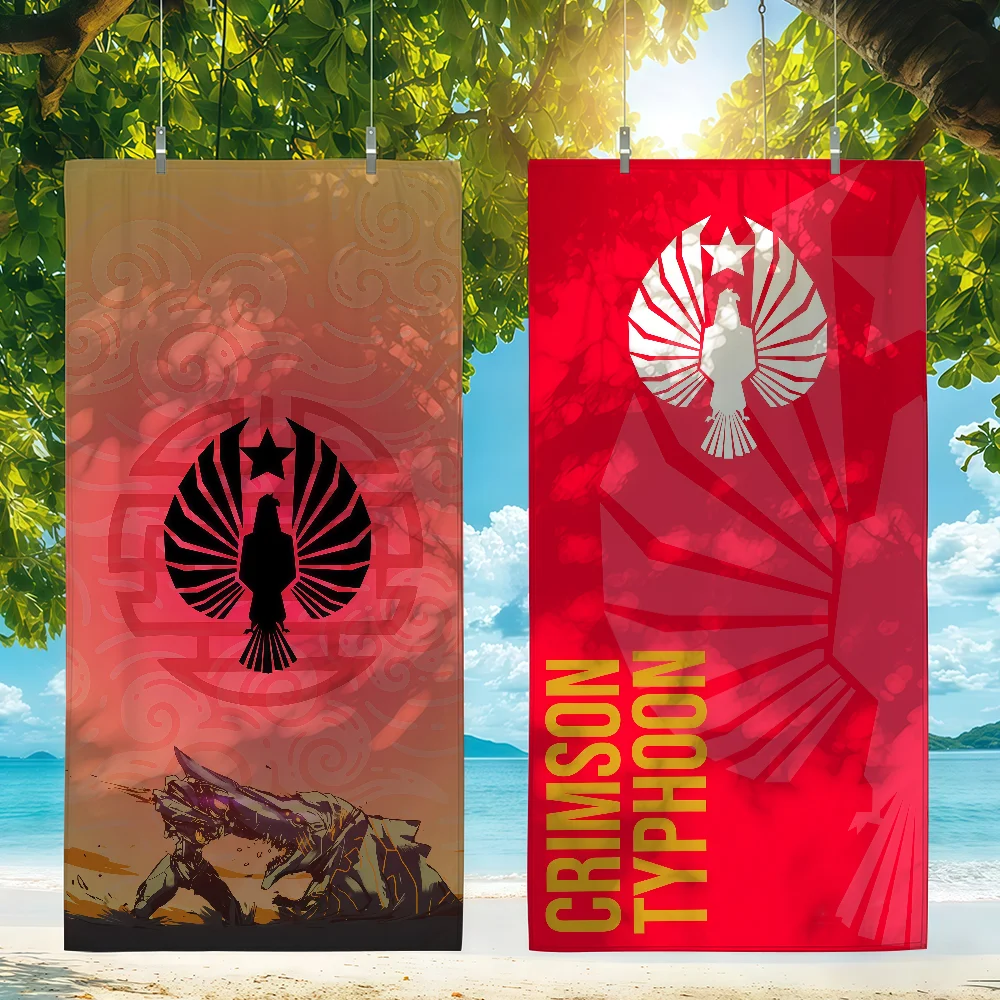 Toalla de playa, ducha, baño, viaje, ligera, agradable para la piel, para piscina, camping, crucero, verano, con diseño de la película Pacific Rim