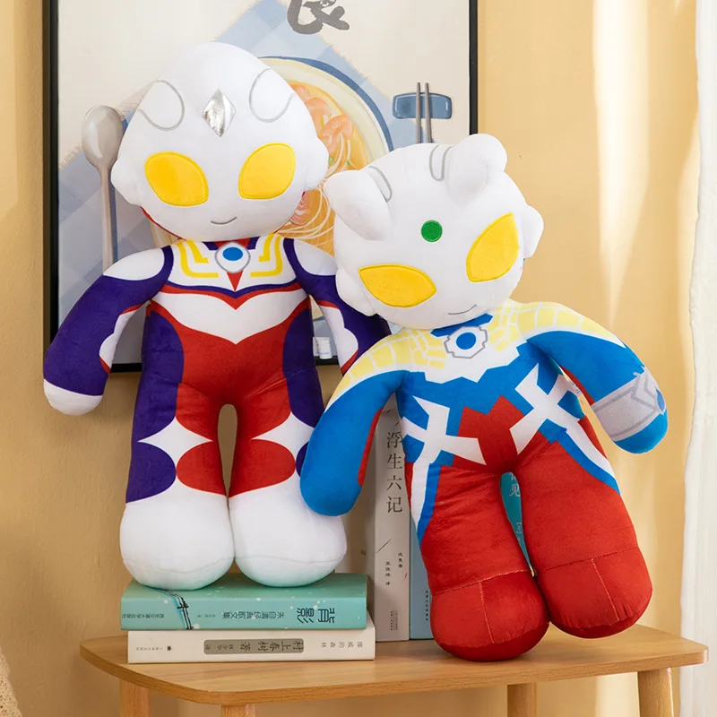 MINISO 40 см Ultraman Плюшева іграшка Лялька Сиродіга Велика лялька Дитяча комфортна лялька Спляча дитяча подушка для хлопчика Подарунок