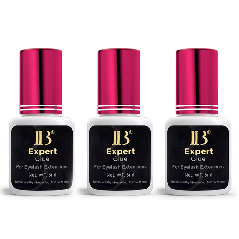 IBeauty Expert Glue For False Eyelashes Extensions Supplies Adhesive Wine Red Cap 5ml Korea Original Makeup Tools Lava Lash