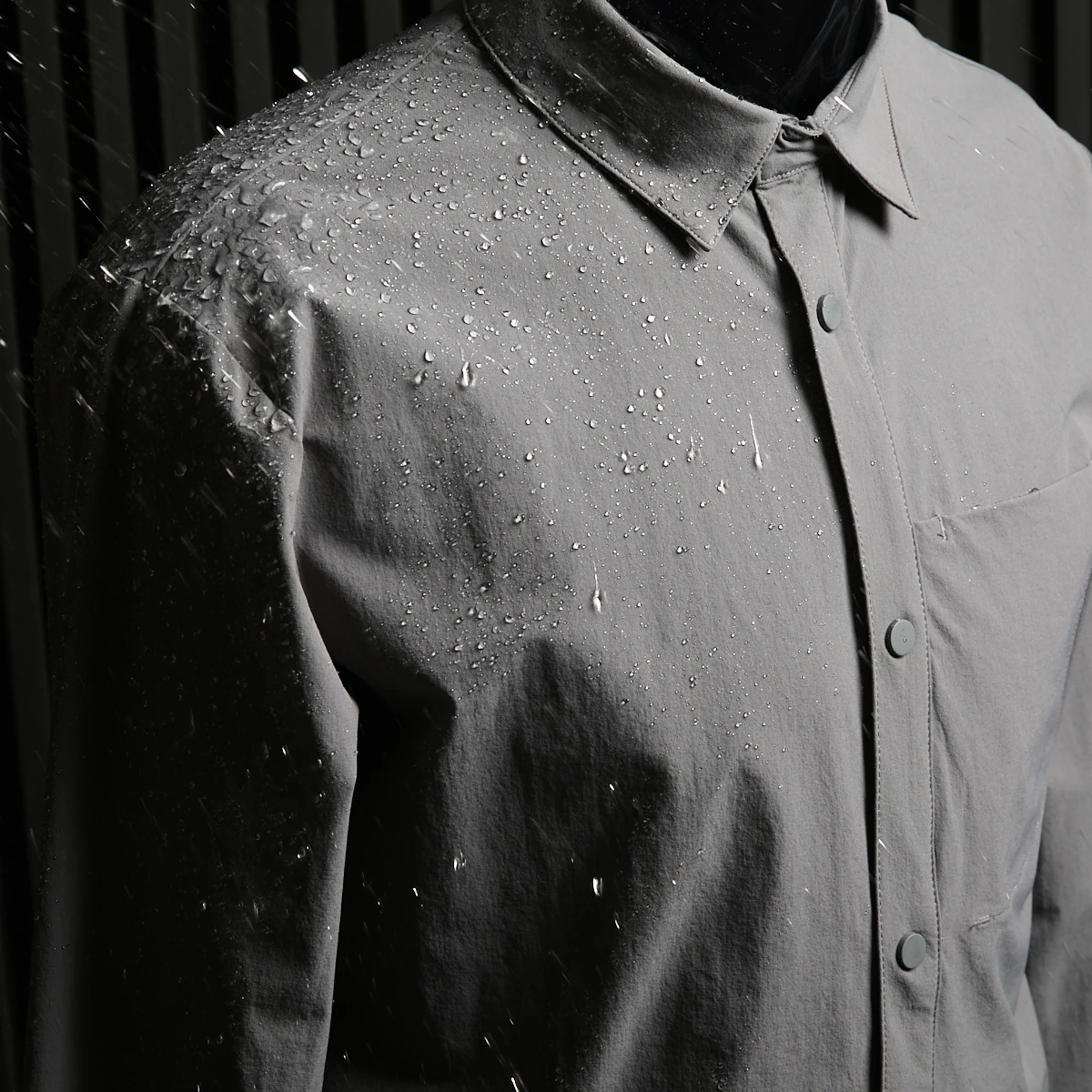 

Функциональная серия: Легкая водонепроницаемая мужская повседневная рубашка для активного отдыха, однотонная, с длинным рукавом, стандартного кроя, тонкая