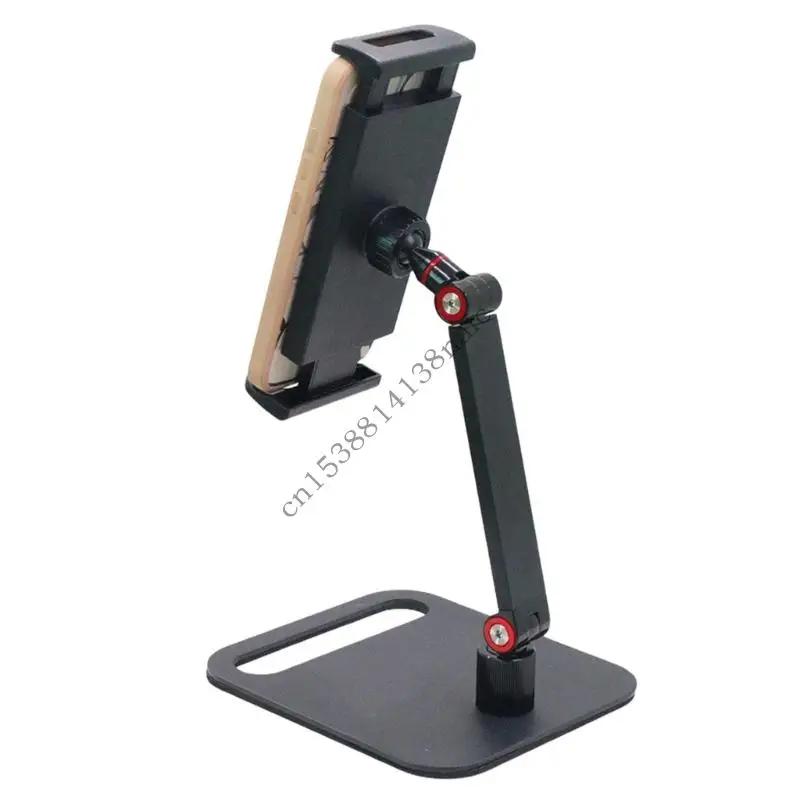 

594F Heavy Duty Portable Monitor Stand Mount For Devices 360°Rotation Adjustment Height Aluminum Construction Holder