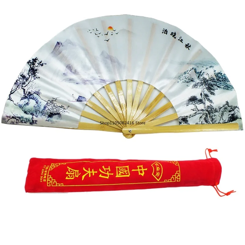 

Тай Чи веер для боевых искусств Китайский кунг-фу Традиционный танцевальный веер для практики Веер для утренних упражнений Тайчи-вентилятор