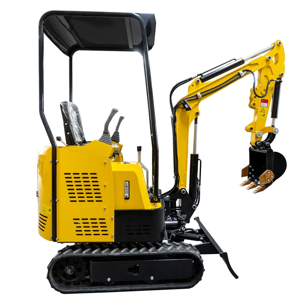 China Mini Bagger Ht 08 10 15 Hydraulic Small Digger Crawler Mini Excavator for Farm