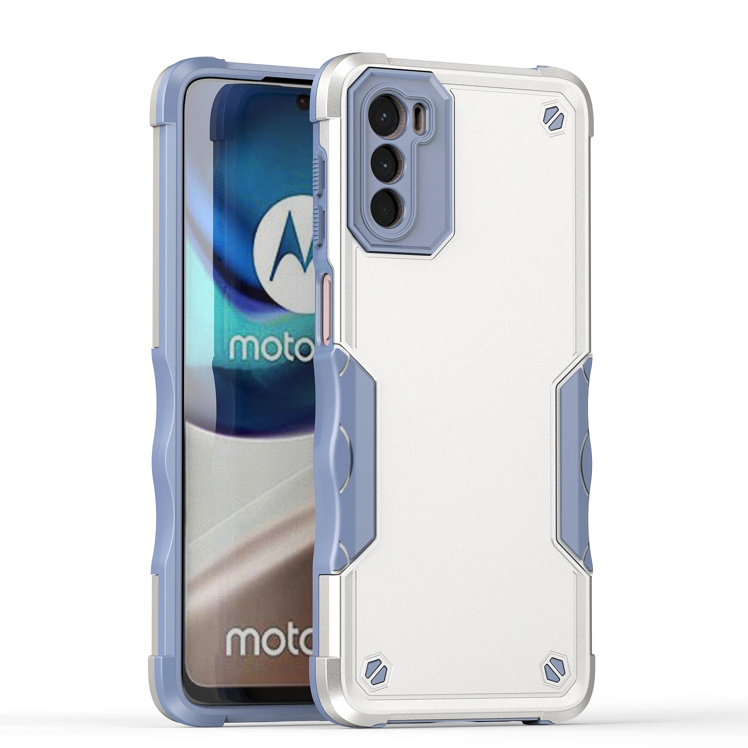 Case for Motorola G42 XT2233-2 Luxury Heat Dissipation Soft Silicone Edges Hard Shockproof Phone Cover Moto G42 G 42 42G MOTOG42