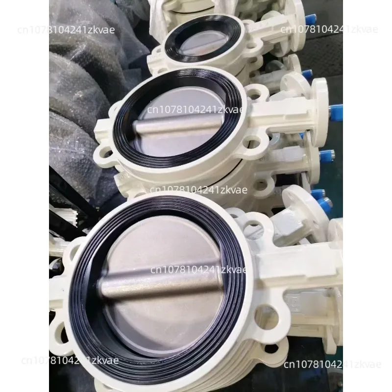 اثنين D941X-10-16Q-DN50-DN800 صمام فراشة ذو حواف كهربائية حديد الدكتايل EPDM 220V380V #6