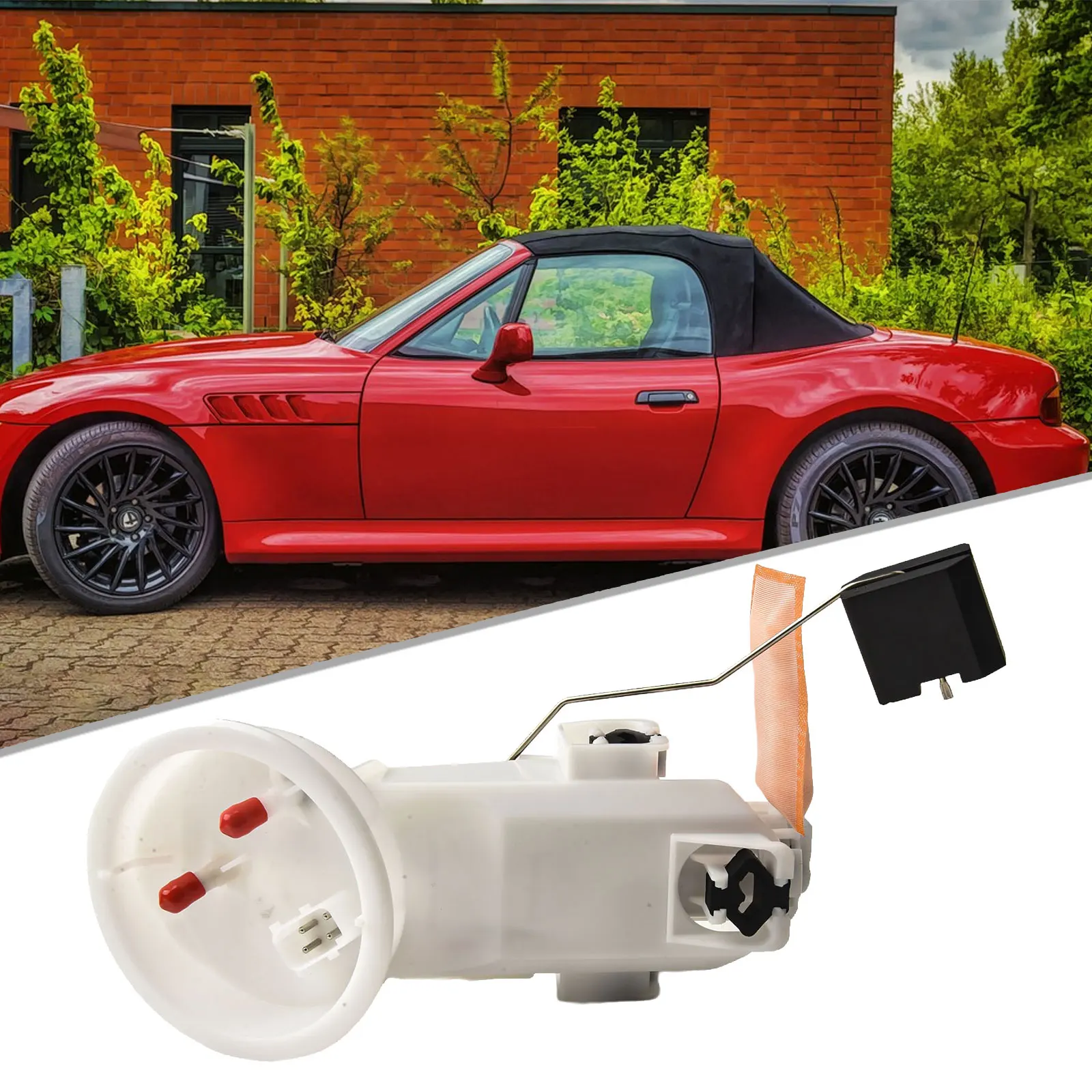 

1pc Brand New Pump Electric Fuel Pump 16146756323 Assembly Black Plastic Plug-and-play For BMW Z3 E36 1995-2002