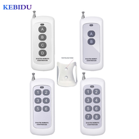 Code 1527 Rf Module Wireless 433Mhz Remote Control Learning 2/4/6/8 Button Antenna Reach 1000M Long Range Universal