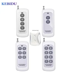 Code 1527 Rf Module Wireless 433Mhz Remote Control Learning 2/4/6/8 Button Antenna Reach 1000M Long Range Universal