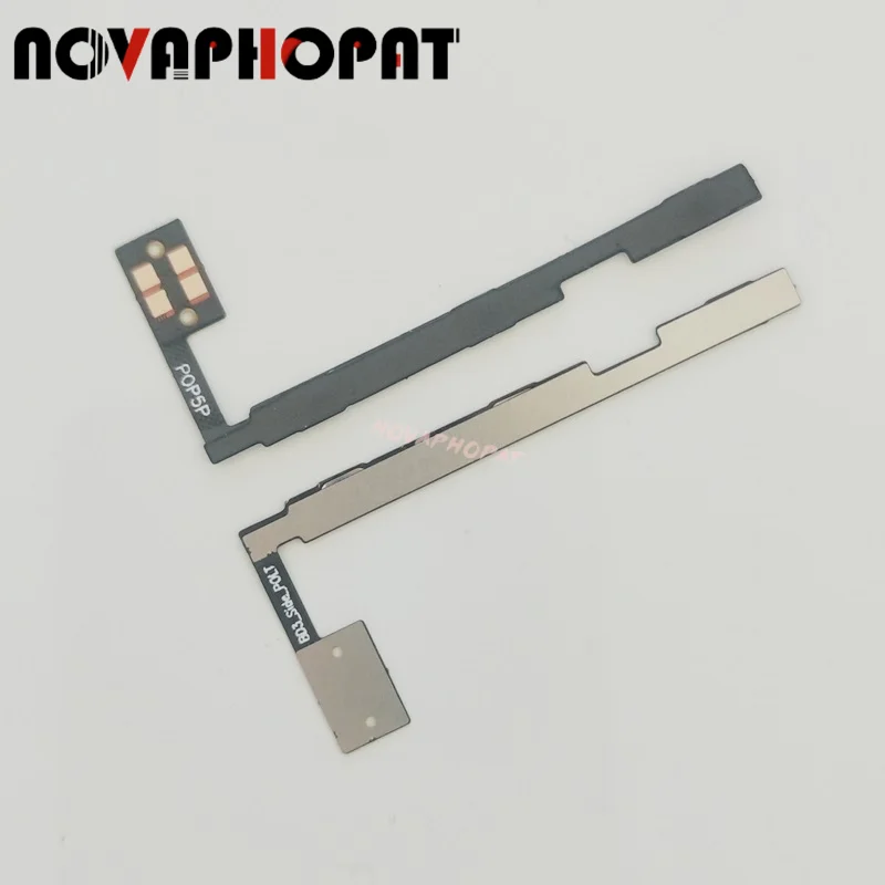 Novaphopat For Tecno POP 5P BD3 Power On Off Volume Up Down Ribbon Power Button Switch Flex Cable