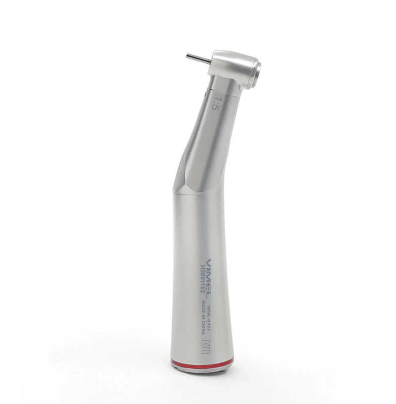 

Push Button 4 Way Spray 1:5 Speed Increase Contra Angle Dental Handpiece With Optic Fiber for E-type Motor