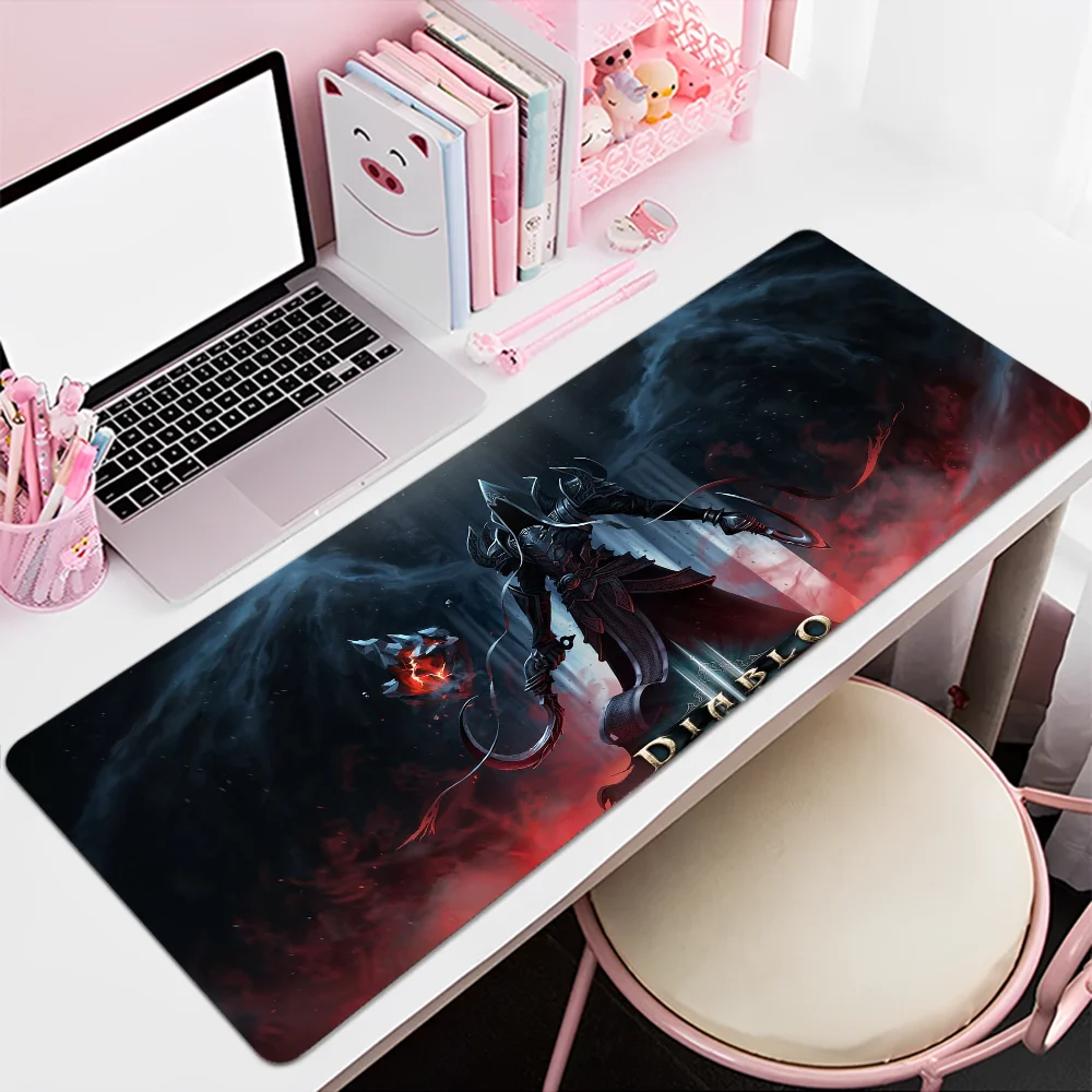 

D-Diablo GAME Mousepad 80x30cm XL Lockedge Office Computer Desk Mat Table Keyboard Big Mouse Pad Laptop Cushion Bedroom