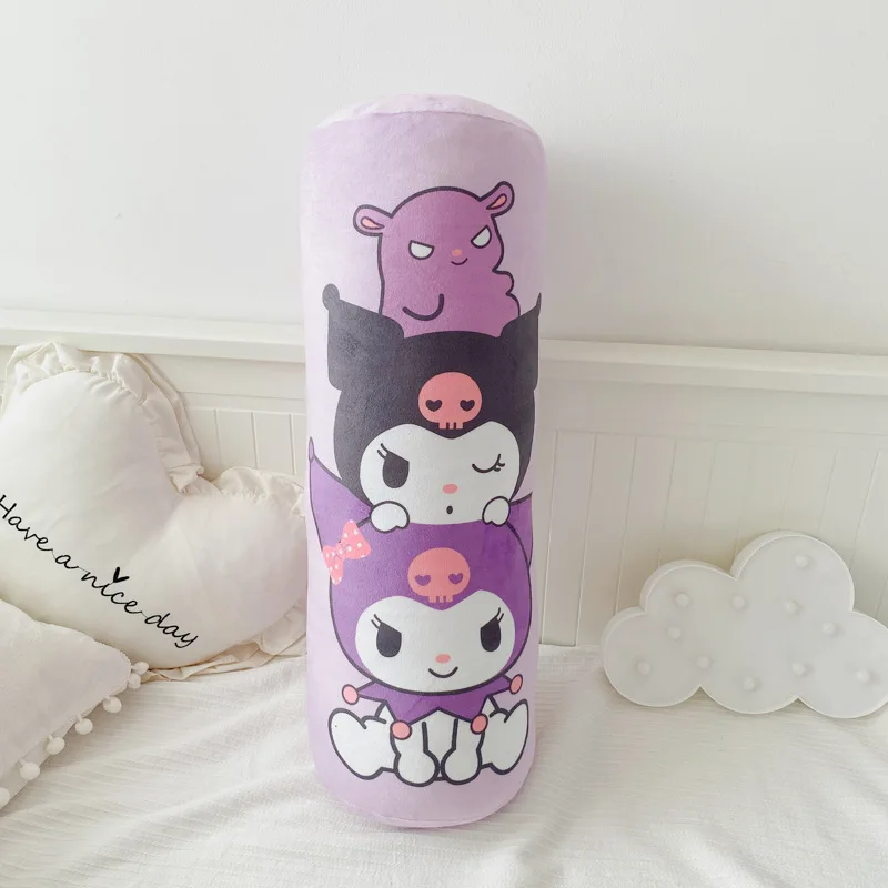 Sanrios Cinnamoroll Kuromi kreskówka śliczna pluszowe wypełnione poduszka lalka Anime poduszka na sofę dekoracja urodzinowy prezent świąteczny dla przyjaciół