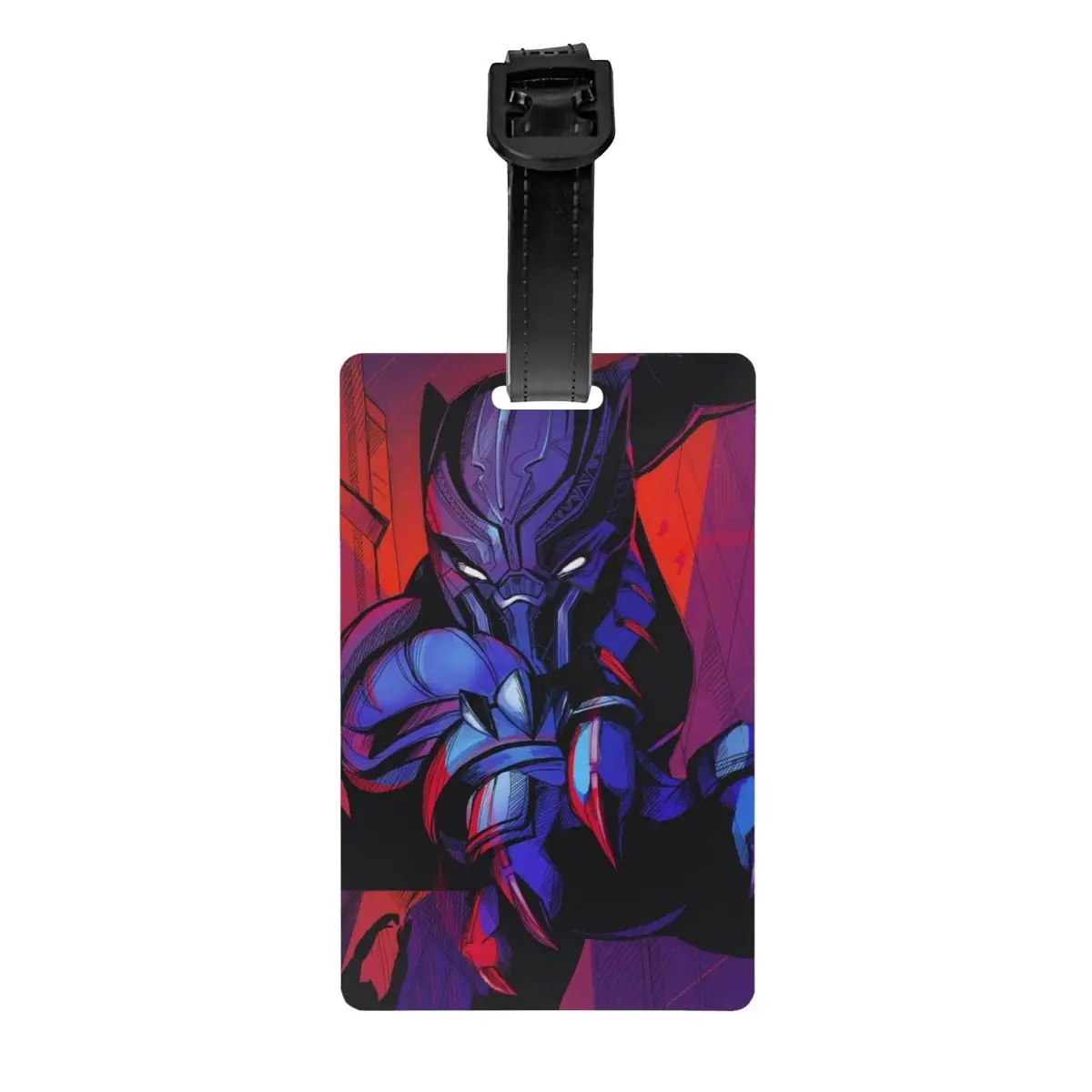 

Пользовательские обои с комиксами Черной Пантеры, мультяшная багажная бирка, защита конфиденциальности, багажные бирки, дорожные сумки, этикетки для чемодана