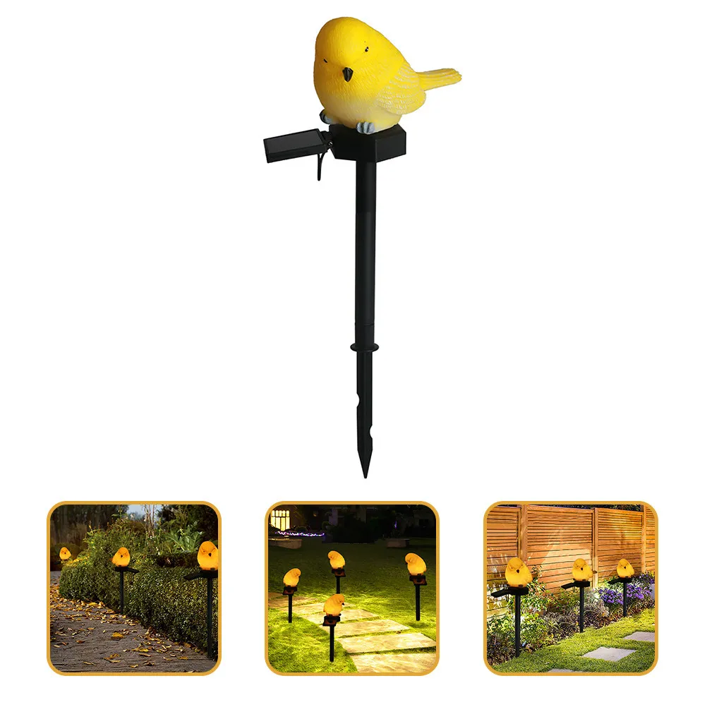 

Sparrow Solar Garden Light Lifelike Bird Design Outdoor Stake Lamp For Lawn Yard Pathway Decorative Landscape Lighting