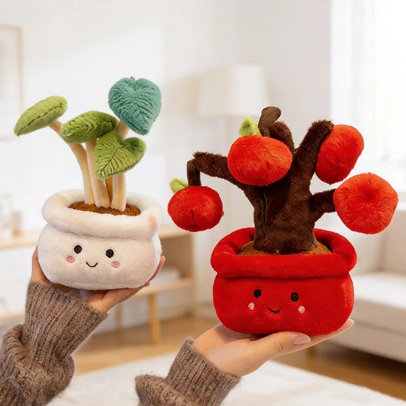 Peluche Kawaii en pot de 25 cm - Home Cinema Apple avis et prix