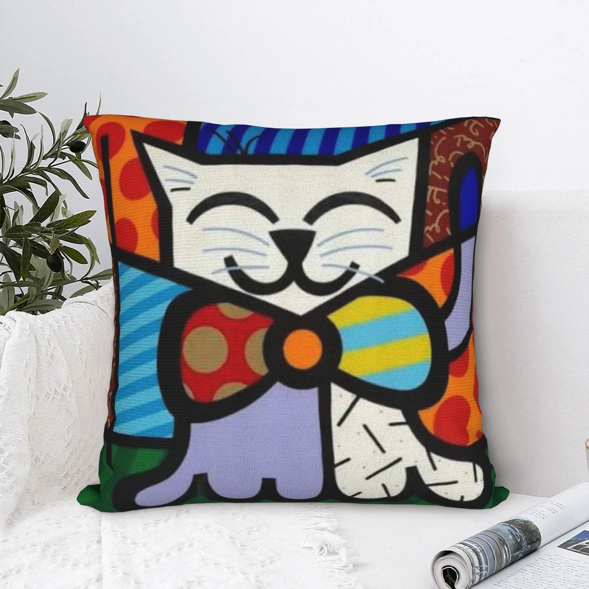 B-BrittoES Pillow Case  Soft Pillow Cover For Sofa Bedroom Home Decor Funny Pillowcases