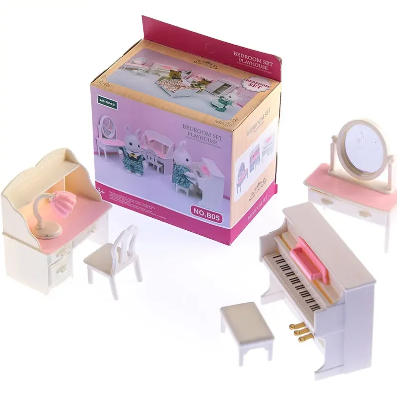 1:12 Dollhouse Miniature Furniture Miniature Doll House Kitchen Accessories Forest Family Doll House Pretend Play Gift for Kids