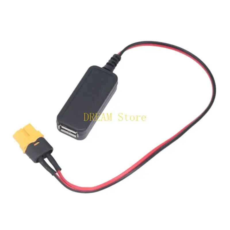 Yellow Female Input Power Cable with 6-30V Input and 5V 2A USB Output Best Sale