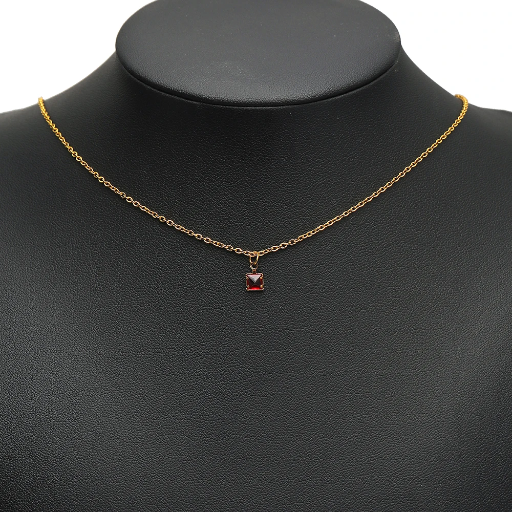 20 Stück Edelstahl Mehrfarbige Kristallglas-Anhänger Halsketten-Charms für DIY Trendige Schmuckherstellung Ohrringe Armband Zubehör – Detail 4