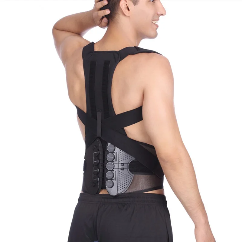 

Adult Adjustable Scoliosis Health Support Brace Thoracolumbar Back Recovery Aid for Back Pain Relief