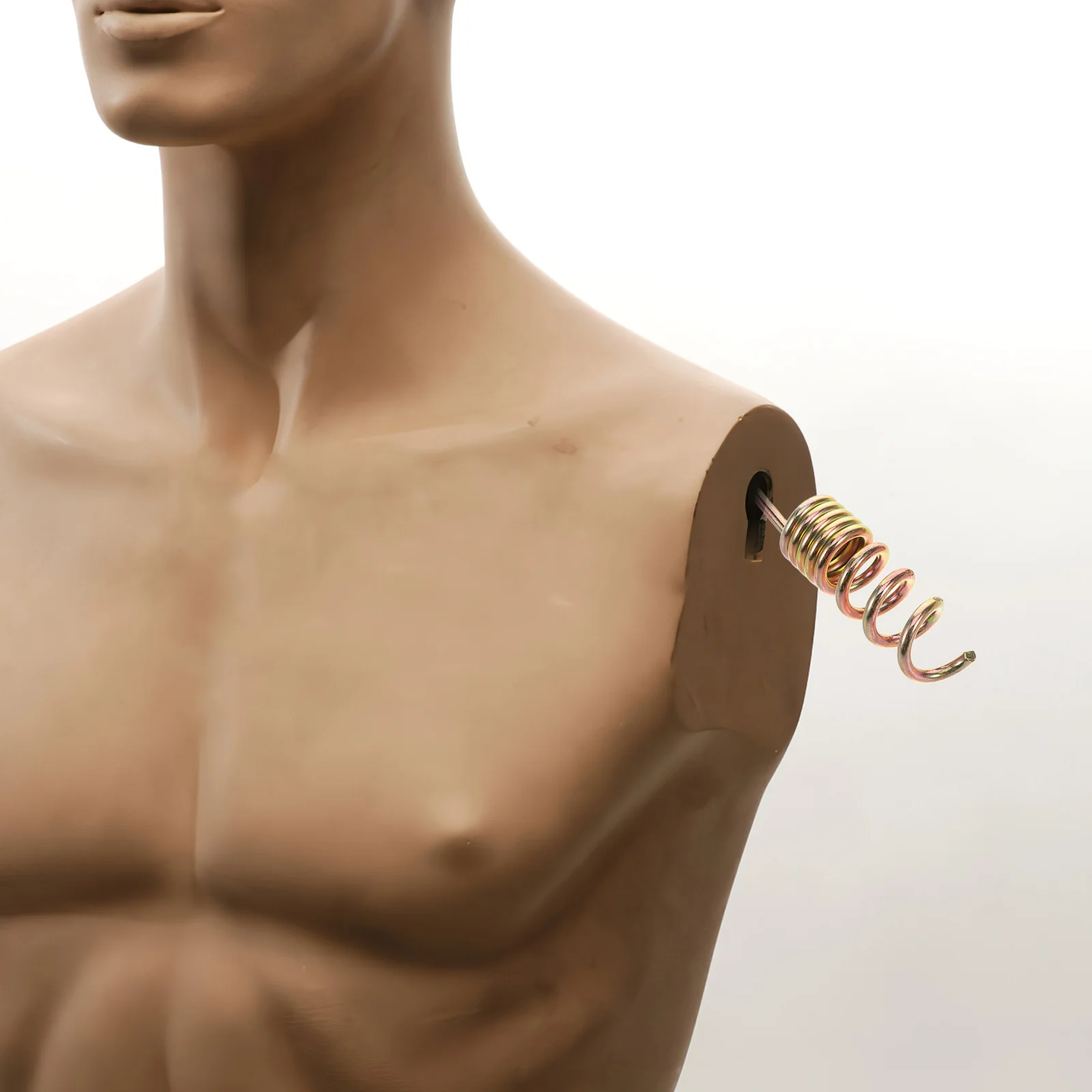 

1 Pair Clothing Arm Spring Hook Fastener Stainless Steel Adjustable Rotatable Parts Ergonomic Shoulder Enhanced Stability For