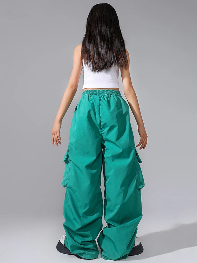 Ropa de baile de Jazz para niñas, pantalones sueltos de Hip Hop, chaleco para niños, trajes de baile de Hip Hop, traje de actuación de escenario, ropa de moda BL11241