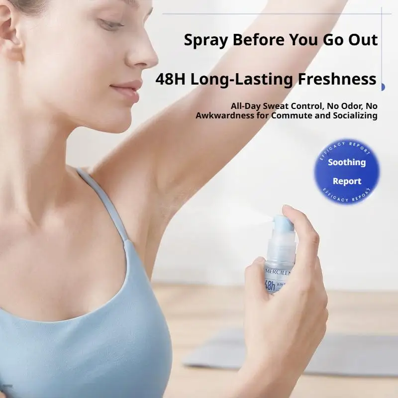 Deodorant Body Spray Antiperspirant Underarm Sweat Control Long Lasting Fragrance Odor Eliminator Quick Dry No Stain