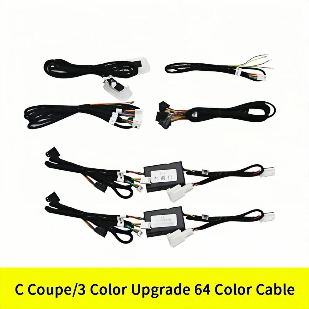 Für Benz C GLC Klasse Coupé W205 X253 C43 C63 2015-2021 3/12/64 Farben LED Ambientebeleuchtung Turbinen-Auslassdüse Auto-Zubehör – Detail 35
