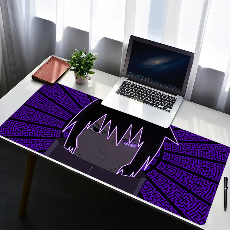 

Mouse Pad PC Non Slip Rubber Mousepad Laptop Gamer Cabinet HD Naruto Sasuke Keyboard Pad Office Computer Gaming Desk Mouse Mat