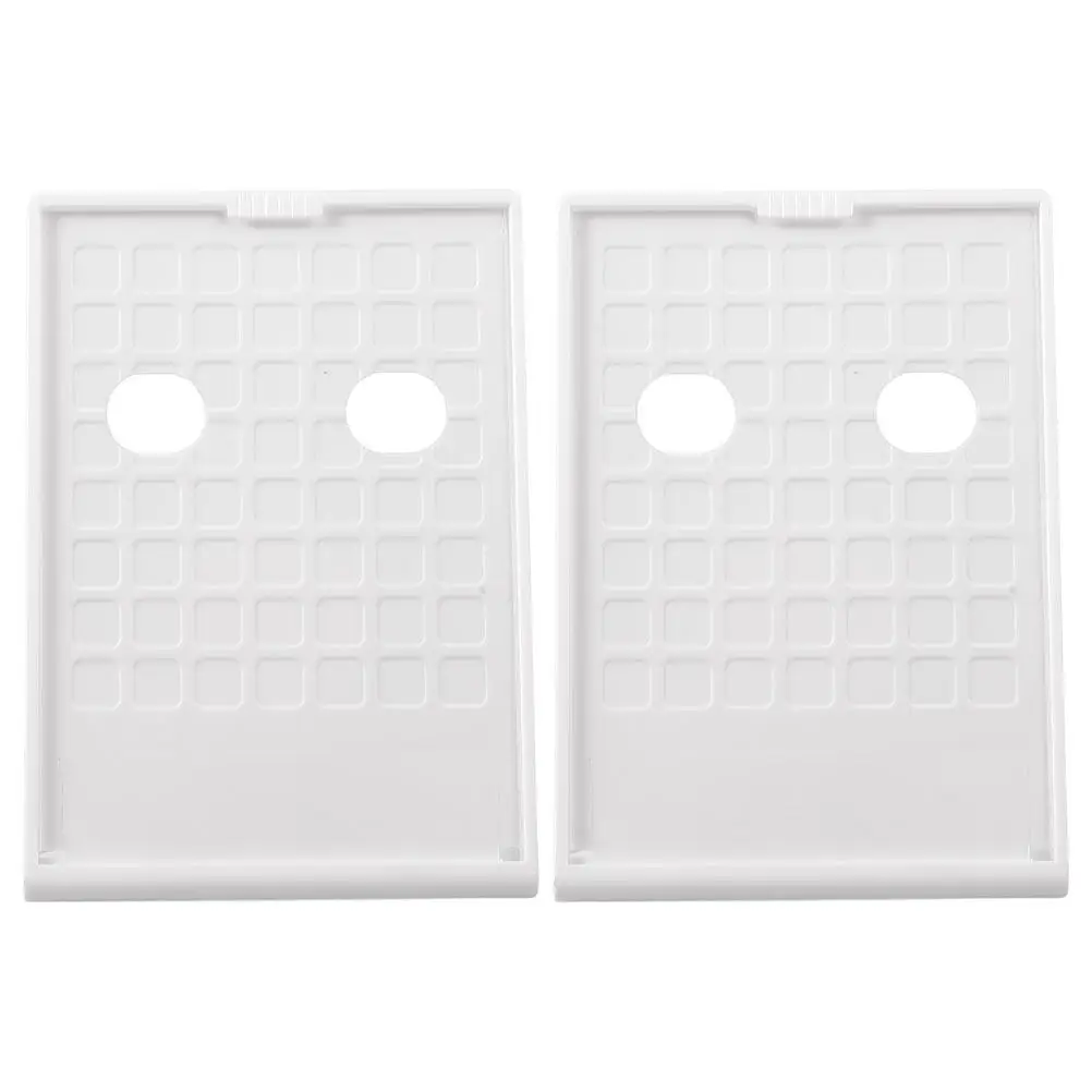 2Pcs L-Shaped Menu Holder ABS Plastic Display Stand Tabletop Flyers Sign Price Labels Rack for Menus Tabletop Holder